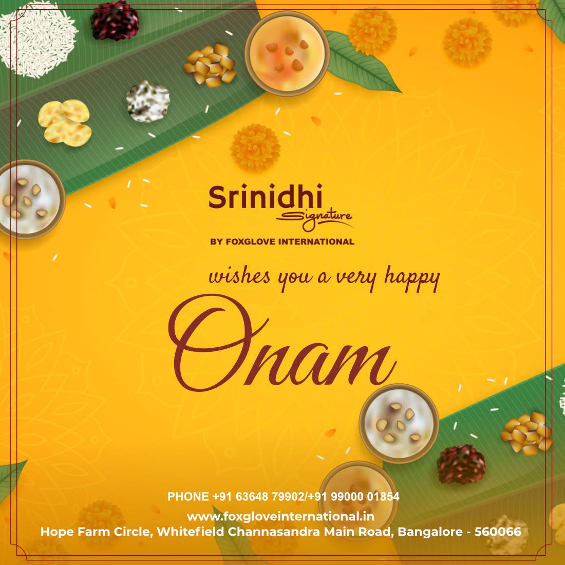 Social Media Greetings for Onam Festival Image 1